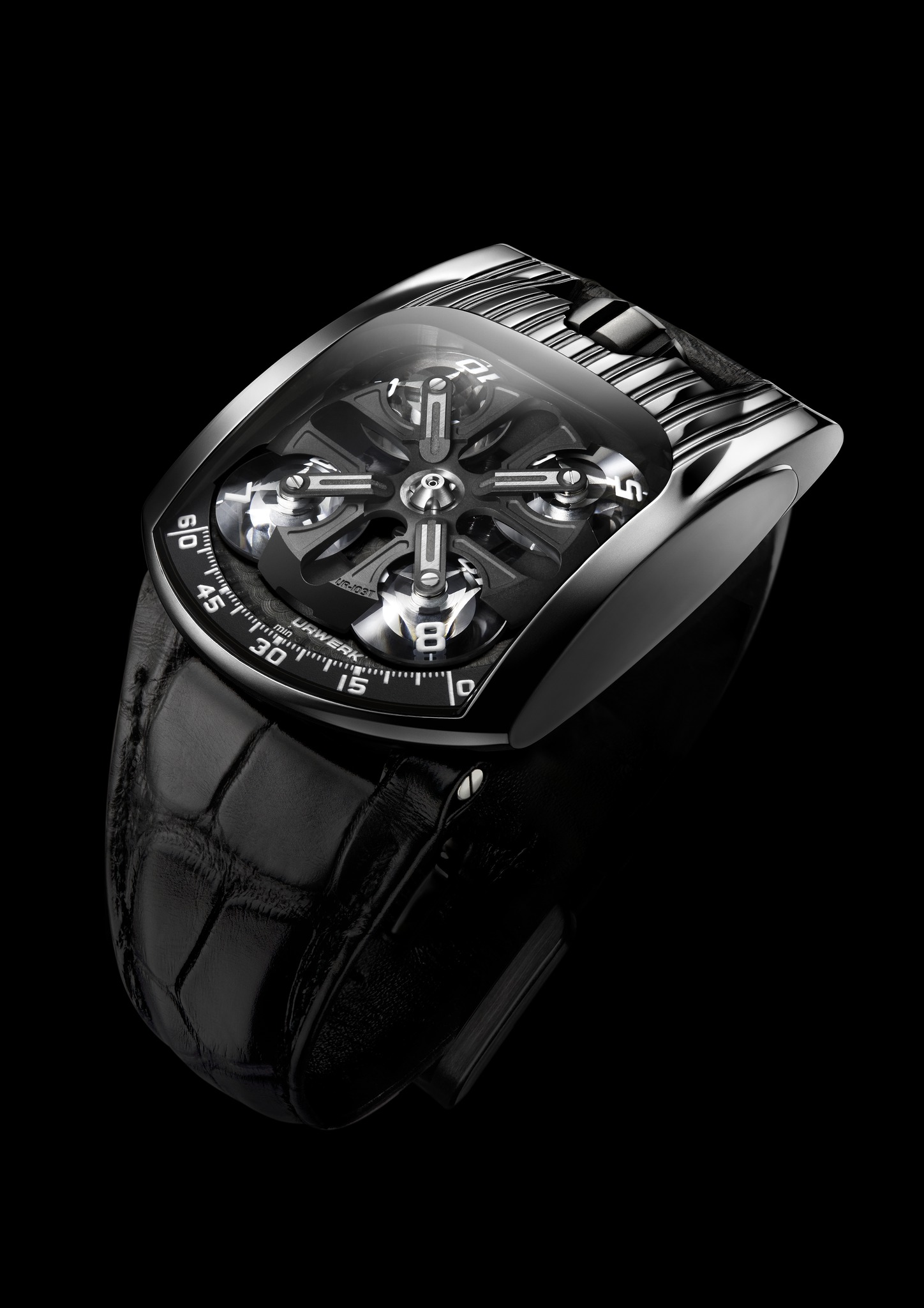 Replica Urwerk UR-103T Shining T TiAlN-Coated Gold Watch Replica Urwerk UR-103T Shining T TiAlN-Coated Gold Watch